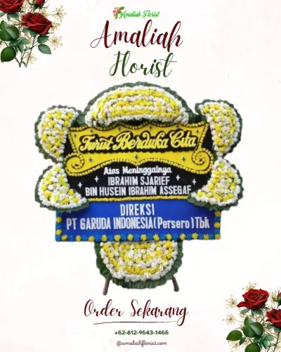 Papan Bunga Duka di Mento